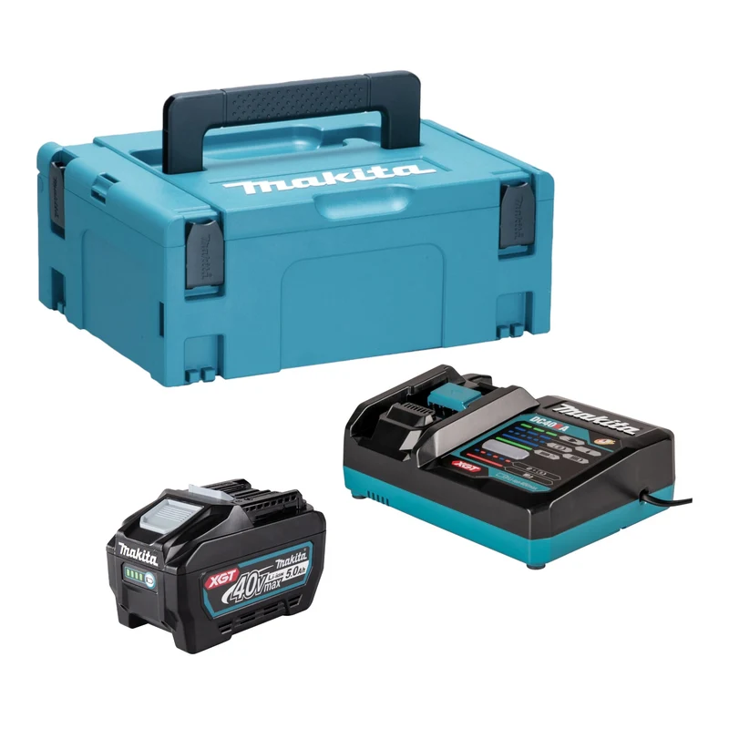 Makita Power Source Kit 1x BL 4050 F batterie 40 V max. 5,0 Ah XGT + chargeur DC 40 RA + Makpac