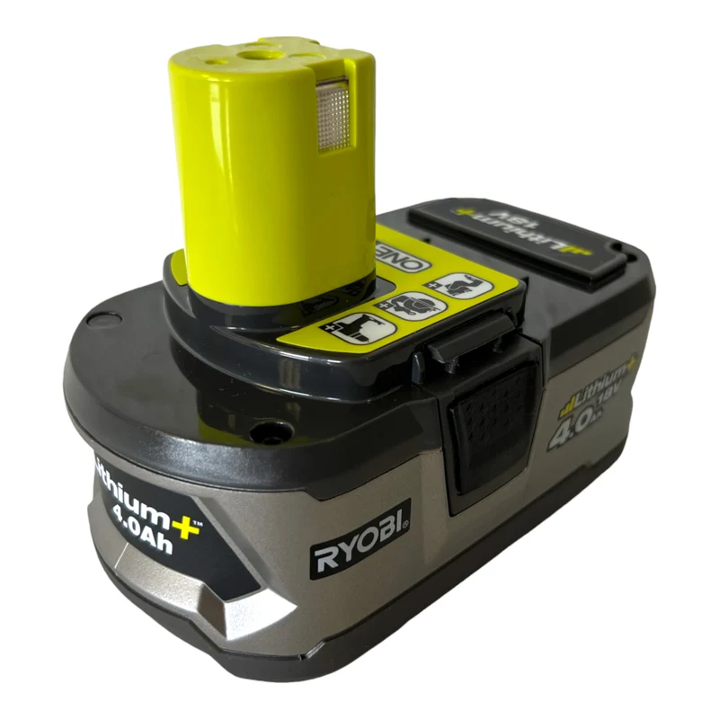 Batterie Ryobi RB18L40 18 V 4,0 Ah / 4000 mAh Li-Ion ONE+ (5133001907) avec indicateur de niveau de charge
