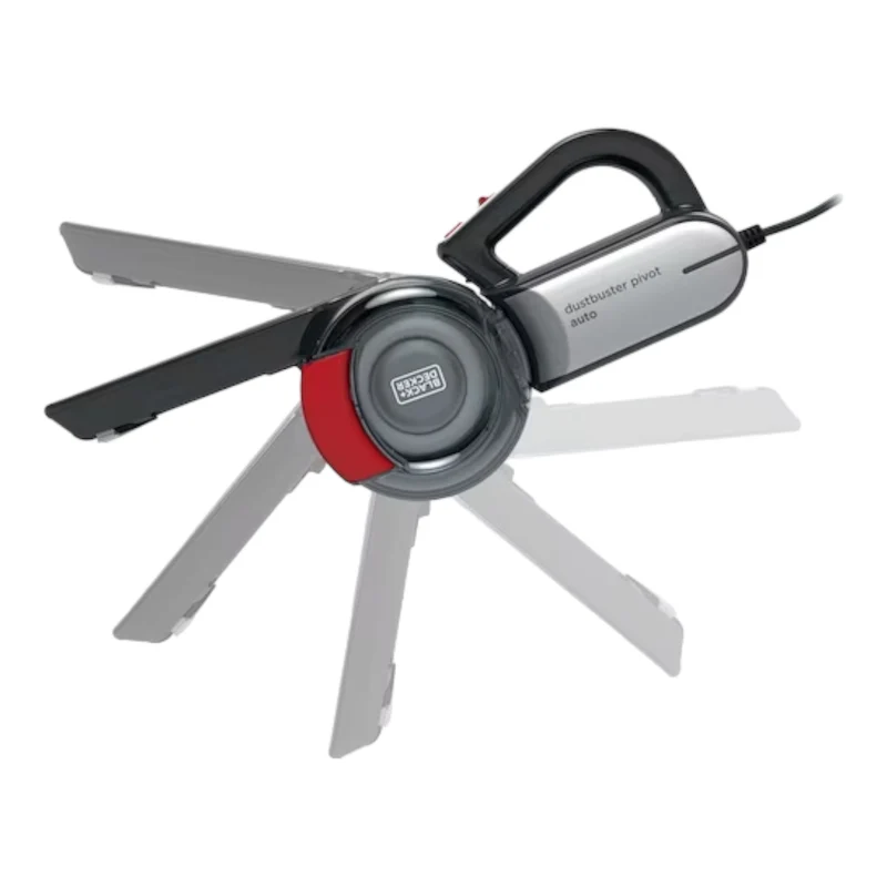 Black and Decker PV1200AV Dustbuster Pivot Aspirateur à main de voiture pour prises 12V de voiture