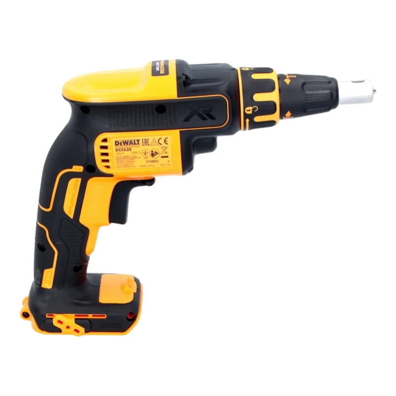 DeWalt DCF 620 NT Visseuse pour cloisons sèches sans fil 18 V 30 Nm Brushless + 1x batterie Powerstack 1,7 Ah + TSTAK - sans chargeur