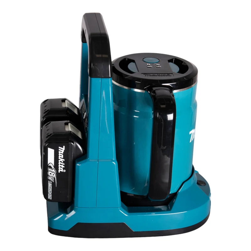 Makita DKT 360 CT2 Bouilloire sans fil 36 V ( 2x 18 V ) 0,8 L + 2x batterie 5,0 Ah + chargeur double