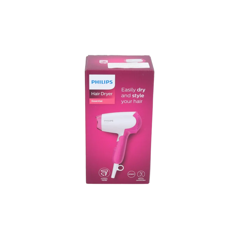 Philips BHD 003/00 DryCare Essential sèche-cheveux 1400 watts blanc / rose