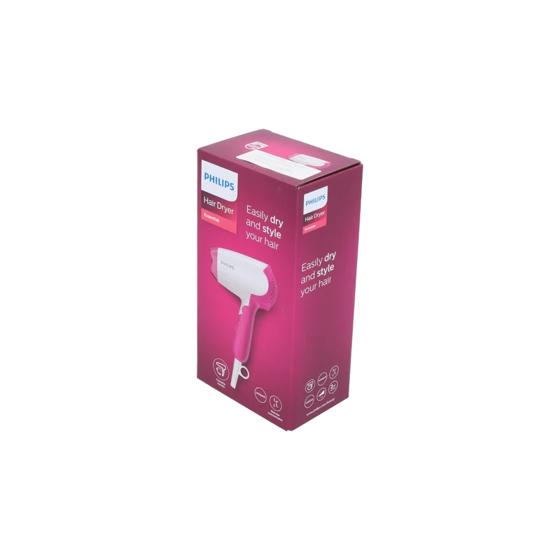 Philips BHD 003/00 DryCare Essential sèche-cheveux 1400 watts blanc / rose