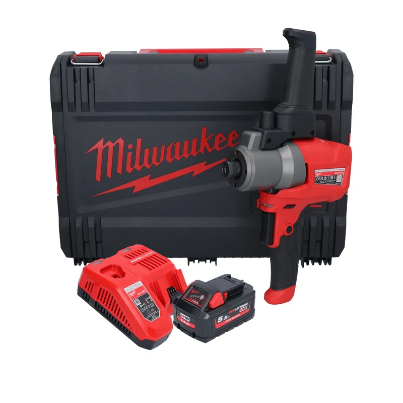 Milwaukee M18 FPM-551X Batterie Rhrgert 18 V 20 l Brushless + 1x Batterie 5,5 Ah + Chargeur + HD Box