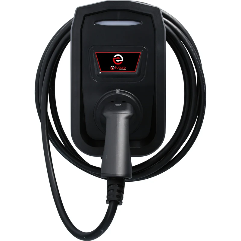 KS TOOLS Borne efuturo avec câble de charge de type 2, monophase, jusqu’à 7,4 kW, 32 A, 230 V, mode 3, sans contrôle d’accès RFID, avec compteur ( 117.7573 )