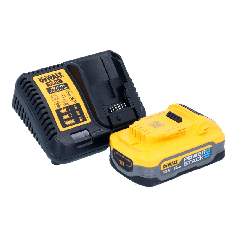 DeWalt DCF 620 H1T Visseuse pour cloisons sèches sans fil 18 V 30 Nm Brushless + 1x batterie Powerstack 5,0 Ah + chargeur + TSTAK