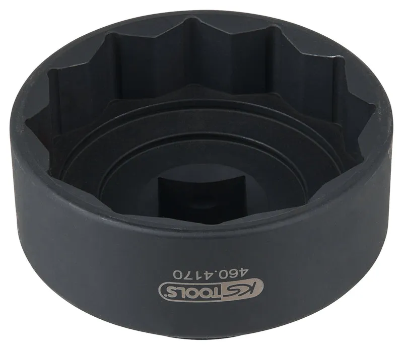KS TOOLS Clé d'écrou d'essieu 1' 12 pans pour Iveco, 85 mm ( 460.4170 )
