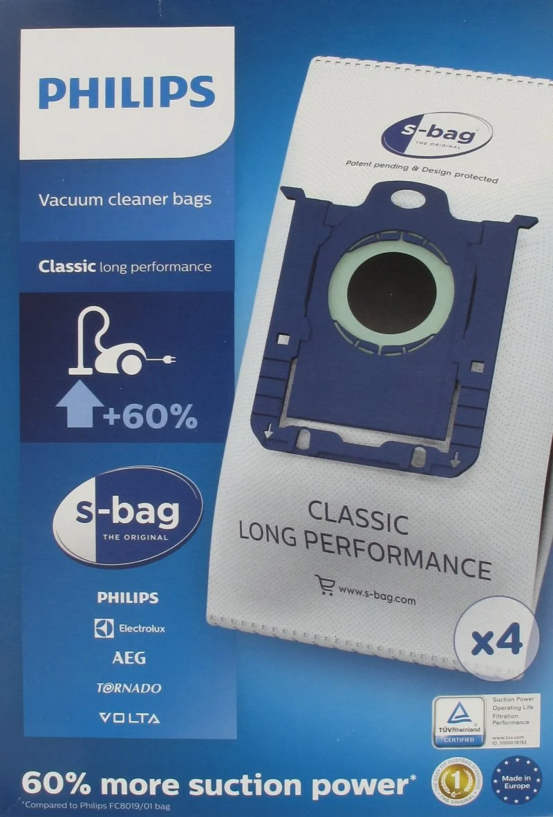 Sac Aspirateur S-bag Classic pour Electrolux Philips Tornado - 5029138
