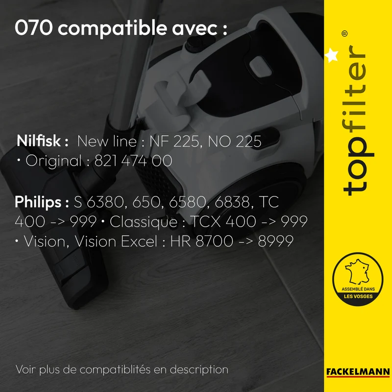 Sac TopFilter PREMIUM 64070 Philips