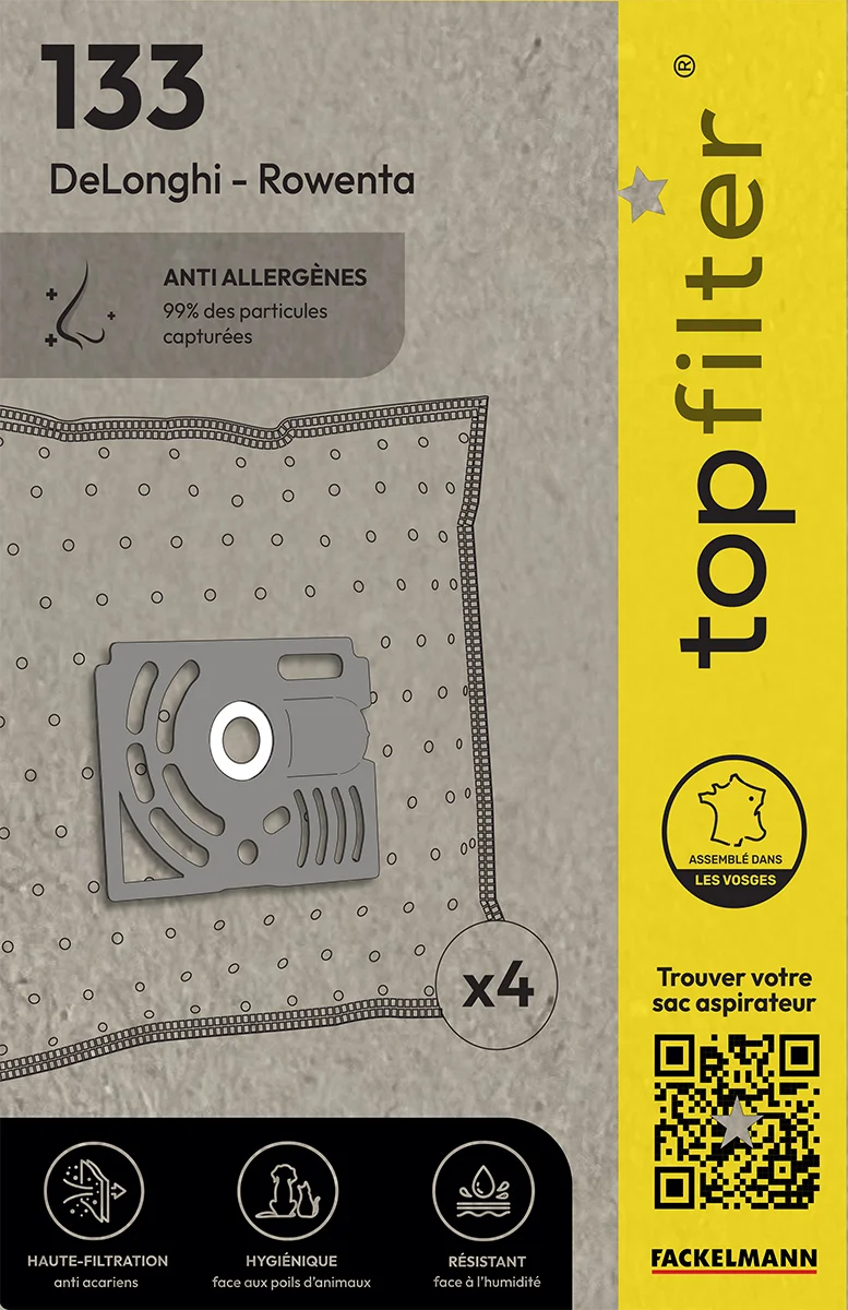 Sac TopFilter PREMIUM 64133 Rowenta