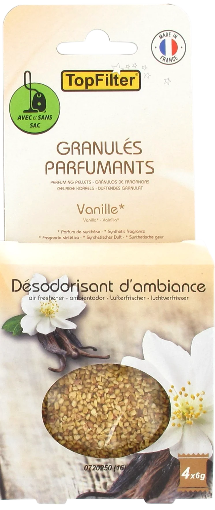 Granulés parfumants senteur vanille