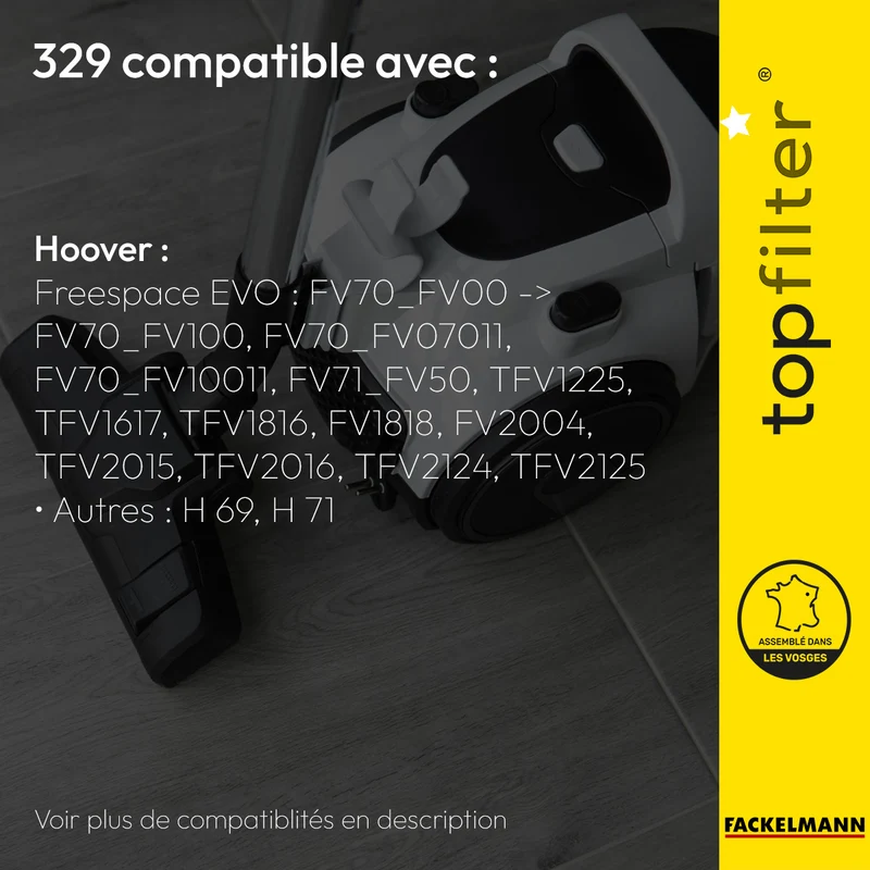 Sac TopFilter PREMIUM 64329 Hoover