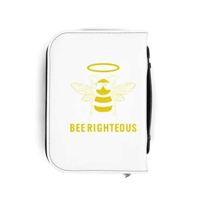 Honey Bee Bible Cover | Religious Gift & Faith Organizer, Inspirational Holder