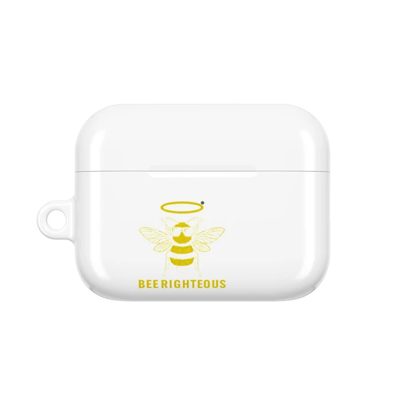 Nature Lover Gift: Bee-Themed AirPod Cases - Cute Tech Accessories for Music Lovers, Fun Gift Idea