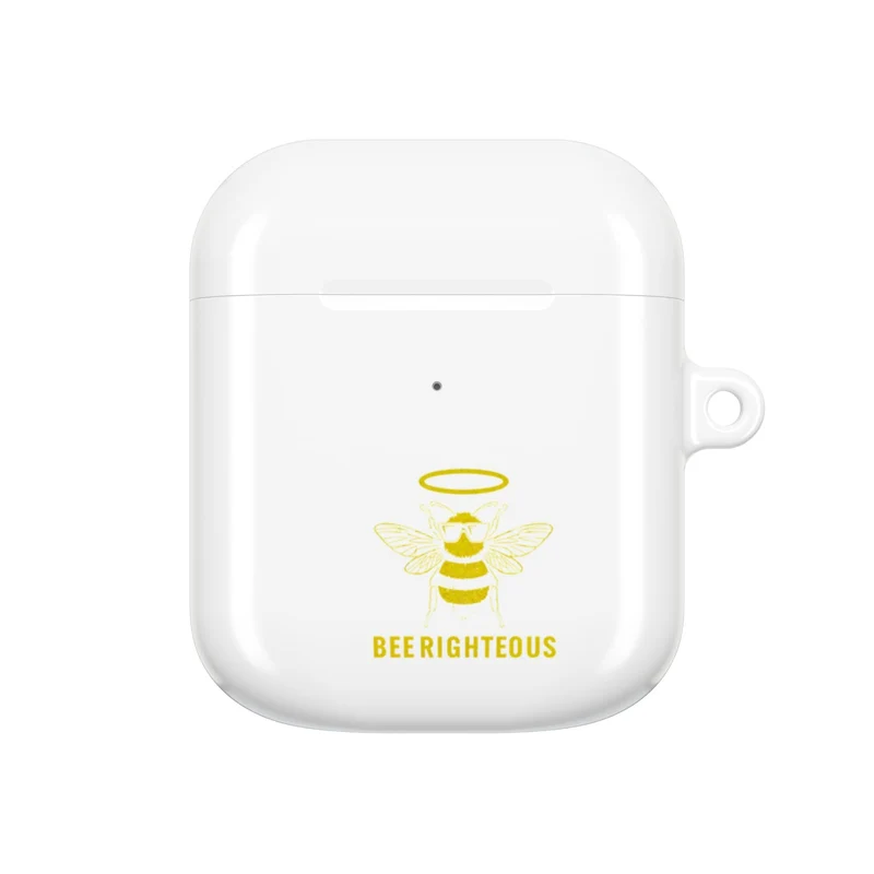 Nature Lover Gift: Bee-Themed AirPod Cases - Cute Tech Accessories for Music Lovers, Fun Gift Idea