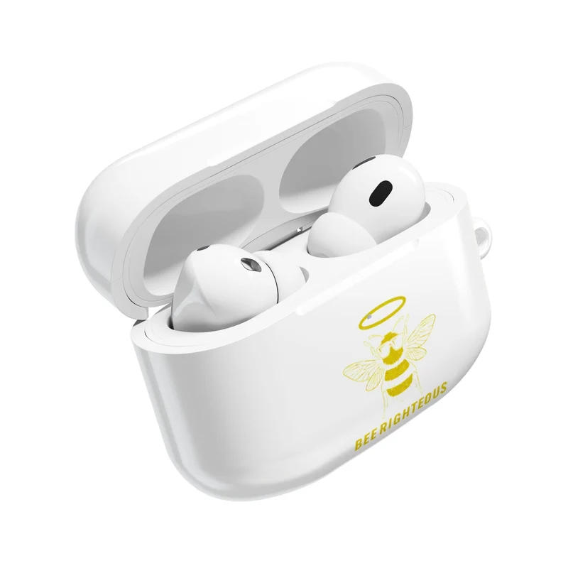 Nature Lover Gift: Bee-Themed AirPod Cases - Cute Tech Accessories for Music Lovers, Fun Gift Idea