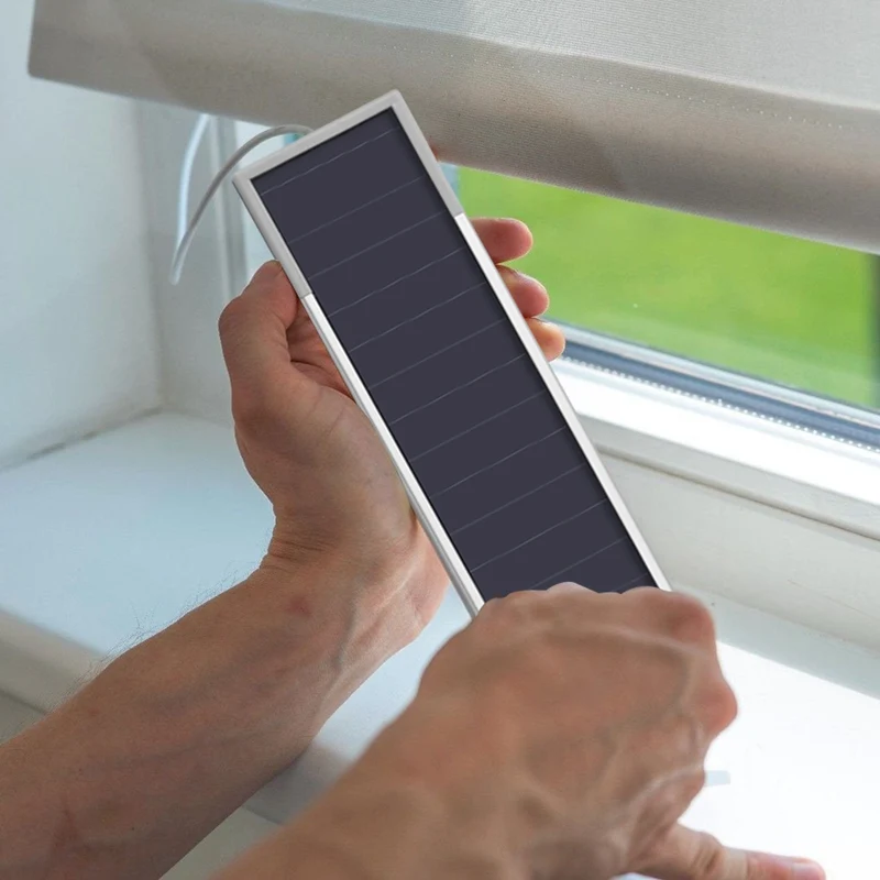 Sortfle Solar Charger, Solar Blinds Charger, 8.4V Solar Panel fow Window Shade