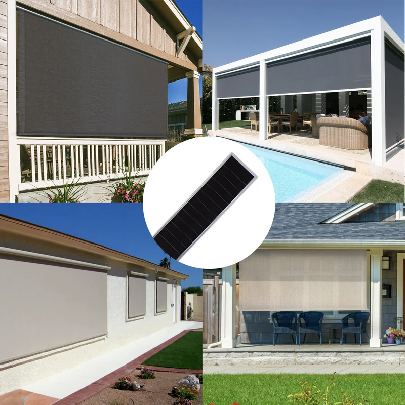 Sortfle Solar Charger, Solar Blinds Charger, 8.4V Solar Panel fow Window Shade