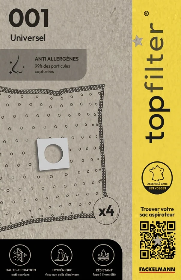 Sac TopFilter PREMIUM 64001 Universel