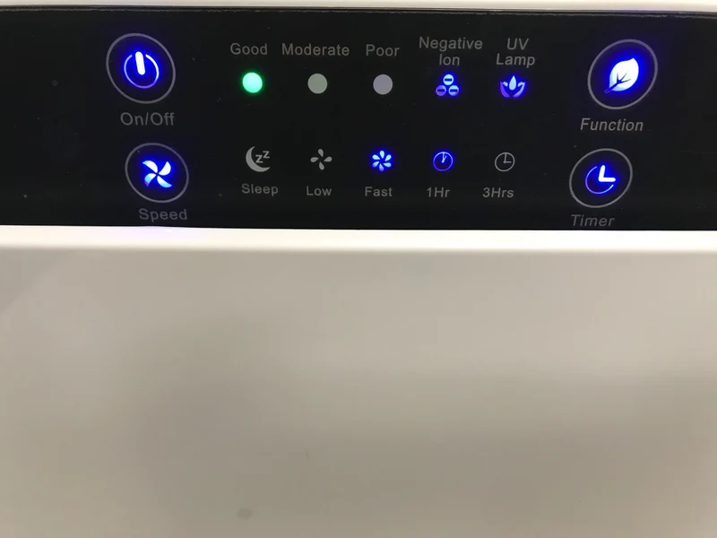 Wall Mountable UVC Air Purifier and HEPA Filter