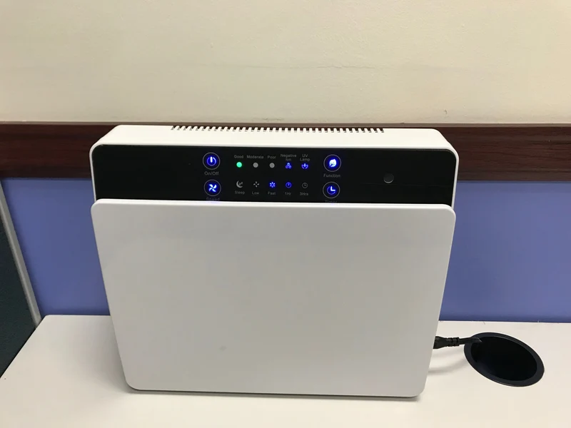Wall Mountable UVC Air Purifier and HEPA Filter
