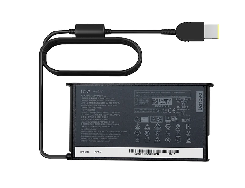 170W Lenovo ThinkPad P15 Gen 1 20ST0017FR Adaptateur CA Chargeur - Europe