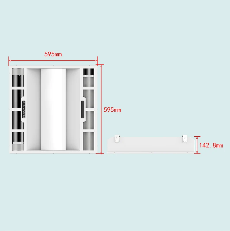 254nm GermAwayUV UVC Troffer Light Sanitizer