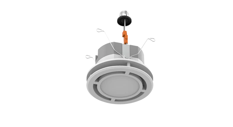GermAwayUV E26, 5" & 6" UVC Round Recessed Downlight