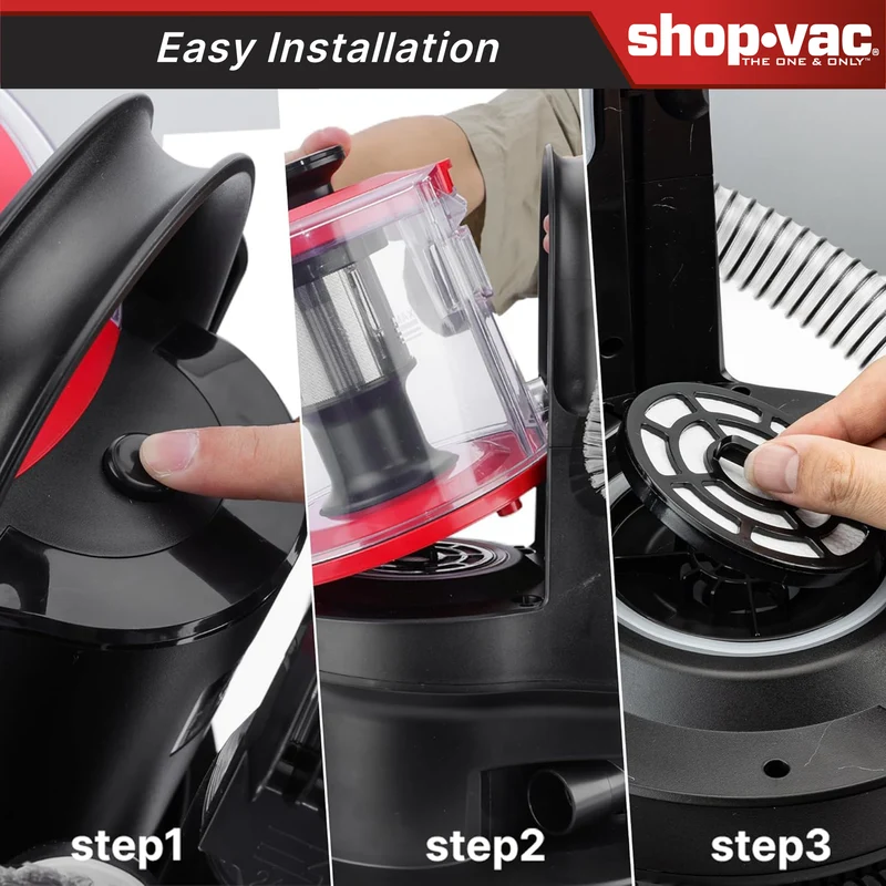 Shop-Vac® Replacement Panel Filter, Compatible with the 4-in-1 Pet Grooming Vacuum