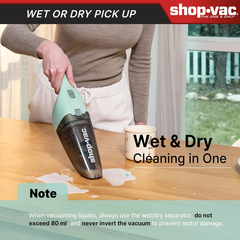 Shop-Vac® Wet/Dry Handheld Vacuum - Green