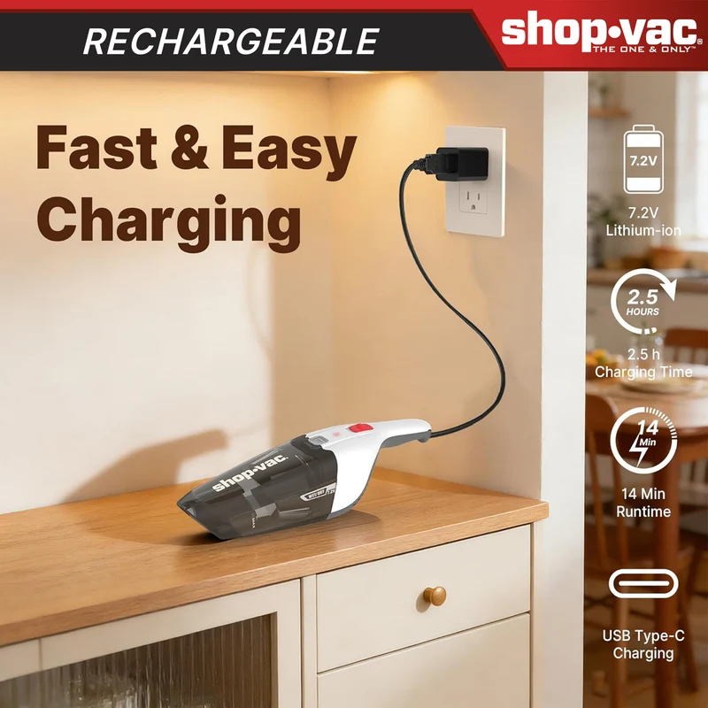 Shop-Vac® Wet/Dry Handheld Vacuum