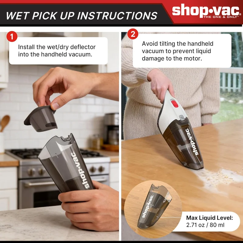 Shop-Vac® Wet/Dry Handheld Vacuum