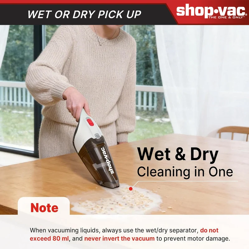 Shop-Vac® Wet/Dry Handheld Vacuum