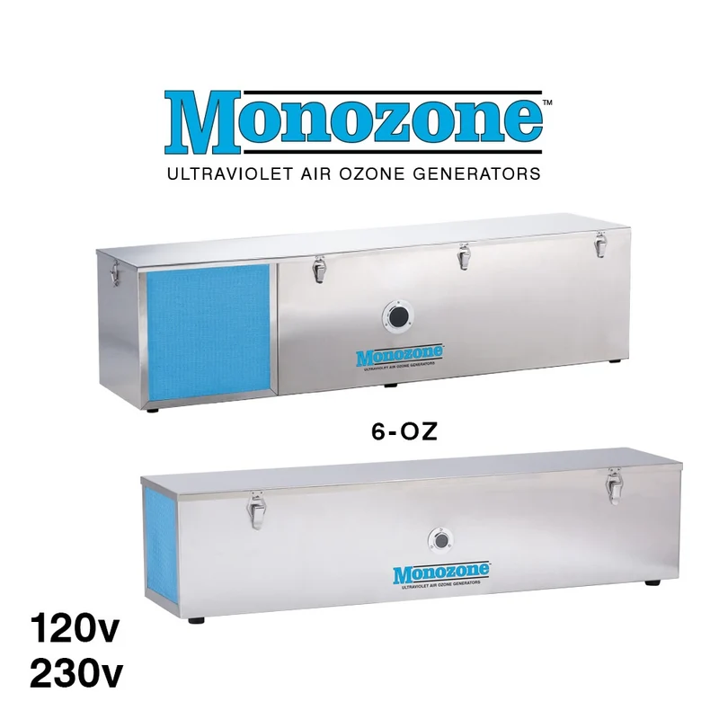 6oz Monozone Ozone Generator for Large Spaces