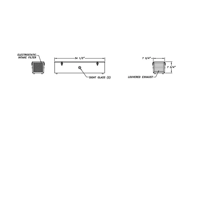UV Room Air Cleaner, Sanitizer for Smaller Rooms - RS72 - 3240 Cubic Feet per Hour