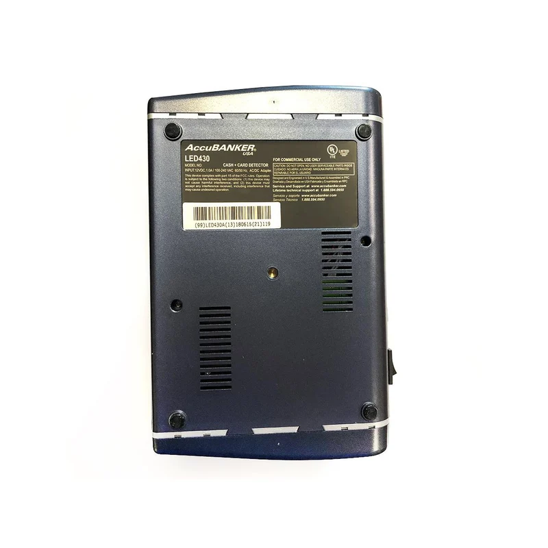 Accubanker LED430 Compact Counterfeit Money Detector with UV/WM