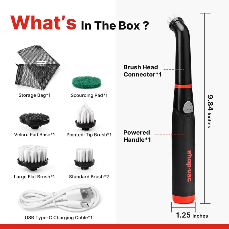 Shop-Vac® Electric Spin Scrubber