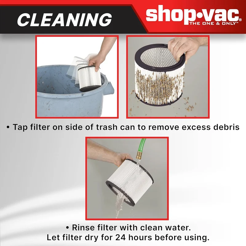 Shop-Vac® 2-Pack Reusable Large Wet/Dry Vacuum Cartridges