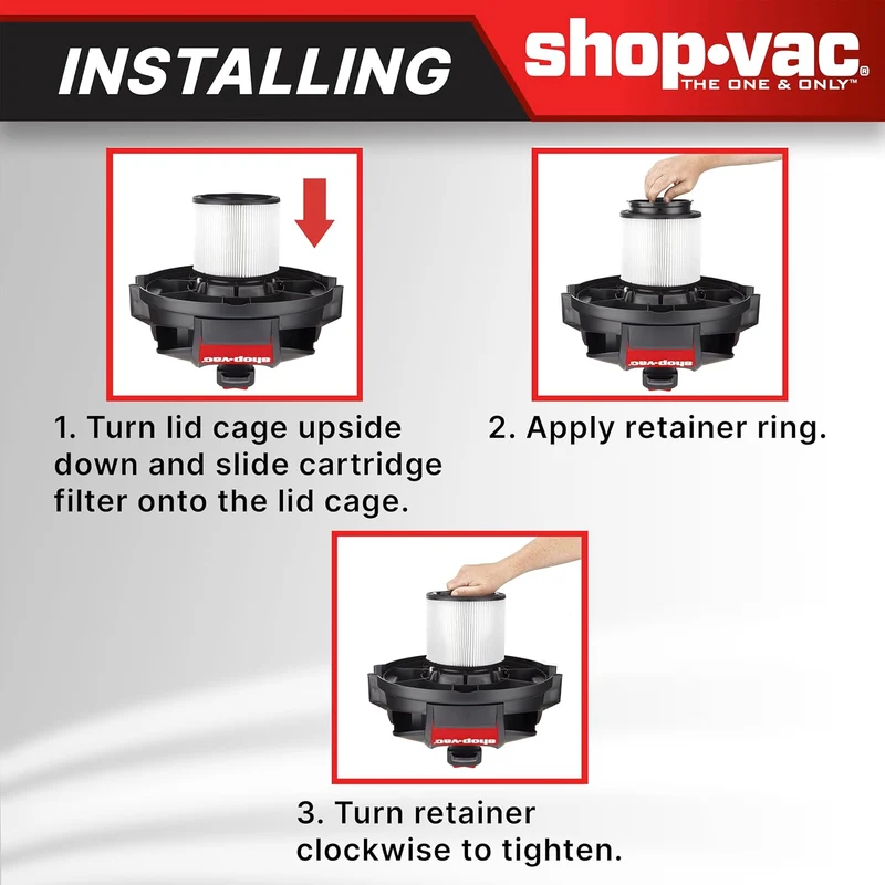 Shop-Vac® 2-Pack Reusable Large Wet/Dry Vacuum Cartridges