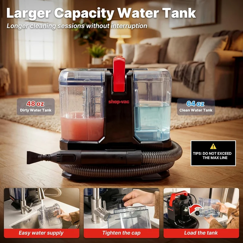 Shop-Vac® Portable Carpet Steam Cleaner