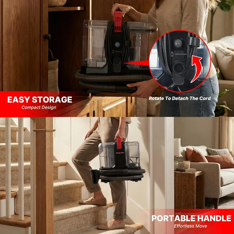 Shop-Vac® Portable Carpet Steam Cleaner
