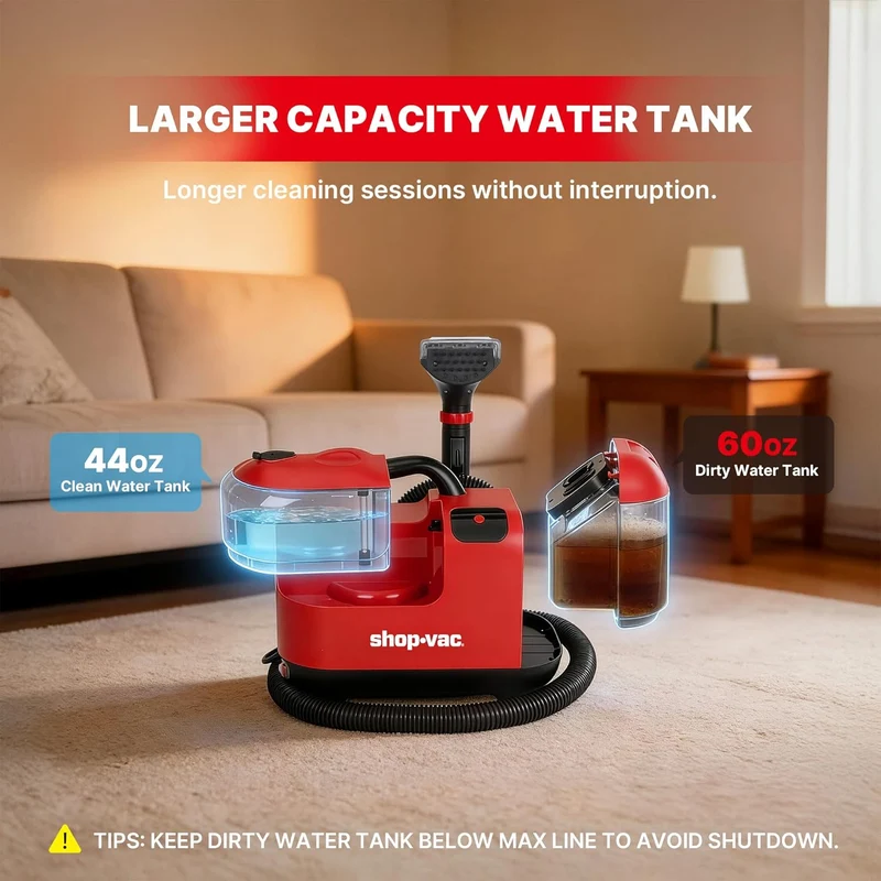 Shop-Vac® Carpet & Upholstery Steam Cleaner
