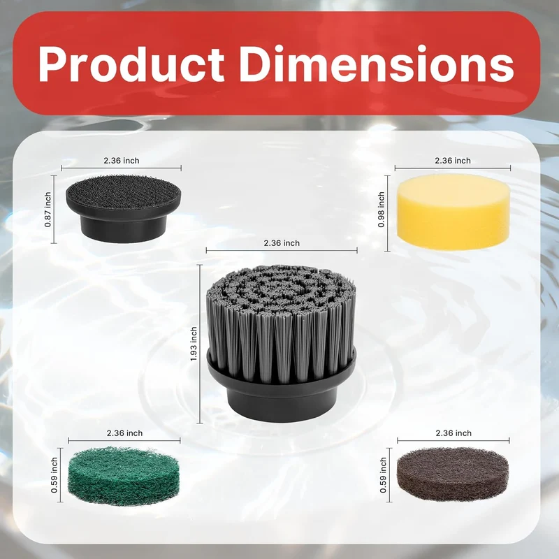 Shop-Vac® Cordless Tile Scrubber Replacement Pad & Brush Kit