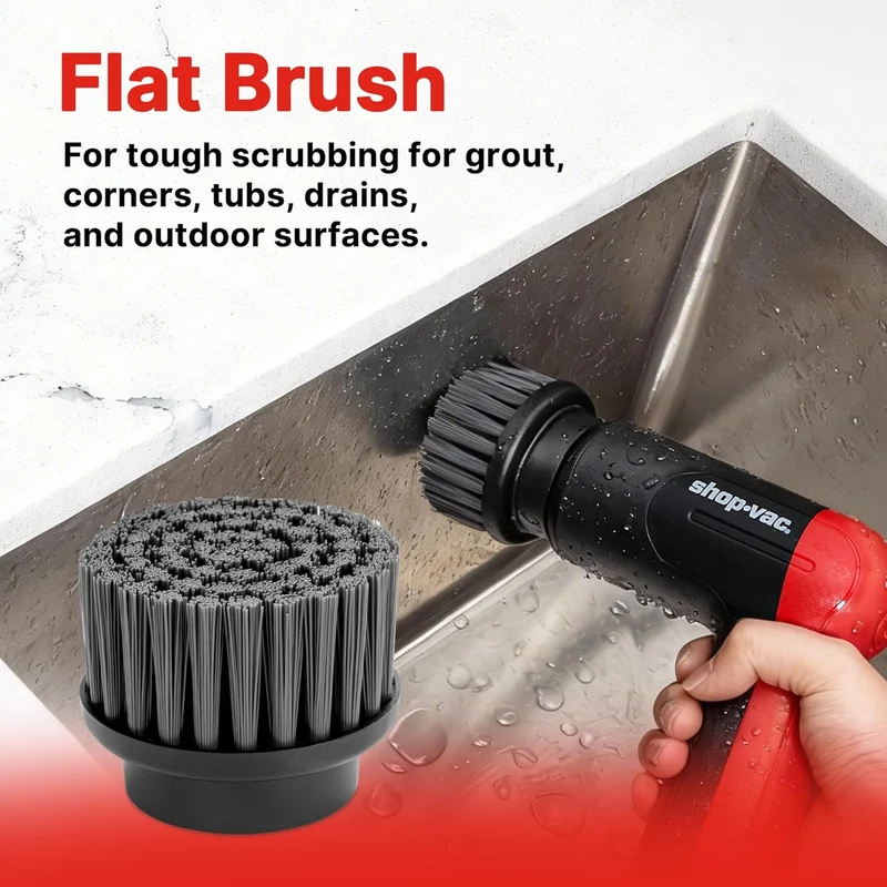 Shop-Vac® Cordless Tile Scrubber Replacement Pad & Brush Kit
