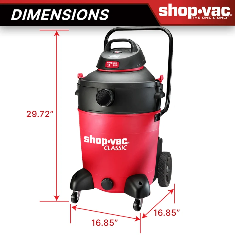 Shop-Vac® 14 Gallon 6.5 Peak HP Wet/Dry Vacuum