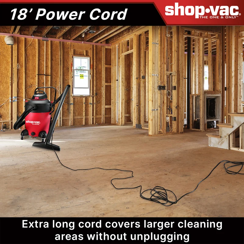 Shop-Vac® 14 Gallon 6.5 Peak HP Wet/Dry Vacuum