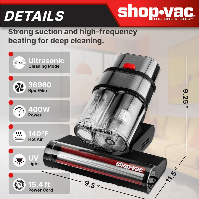 Shop-Vac® Mattress Vacuum Cleaner