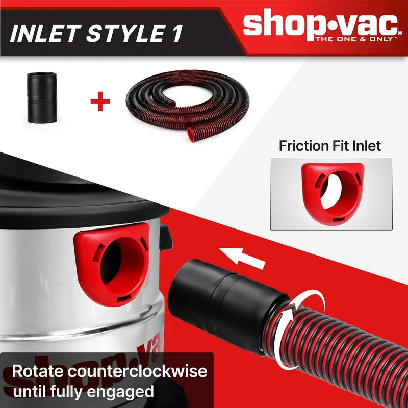 Shop-Vac® 12-foot x 1-7/8-inch diameter Universal Hose