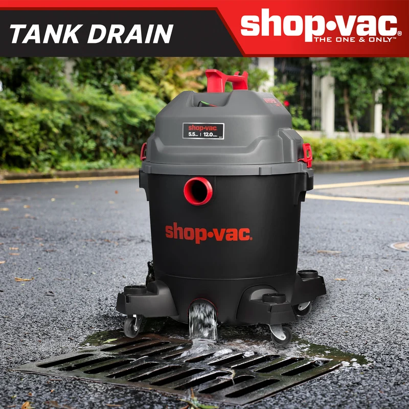Shop-Vac® Ultra Quiet 12 Gallon 5.5 Peak HP Wet/Dry Vacuum
