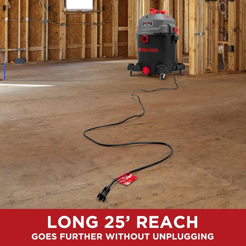 Shop-Vac® Ultra Quiet 12 Gallon 5.5 Peak HP Wet/Dry Vacuum